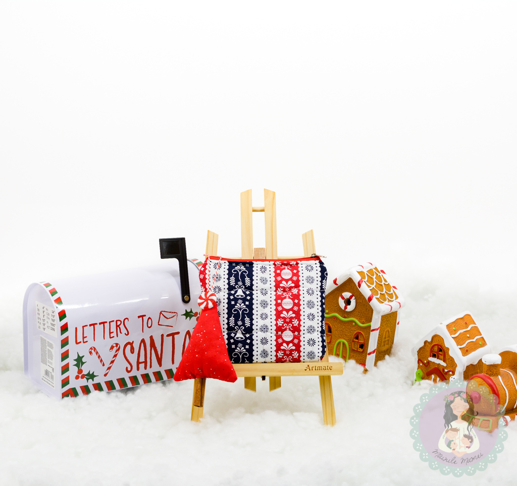 Mini portfard din bumbac și brăduț decorațiune/portfard/6