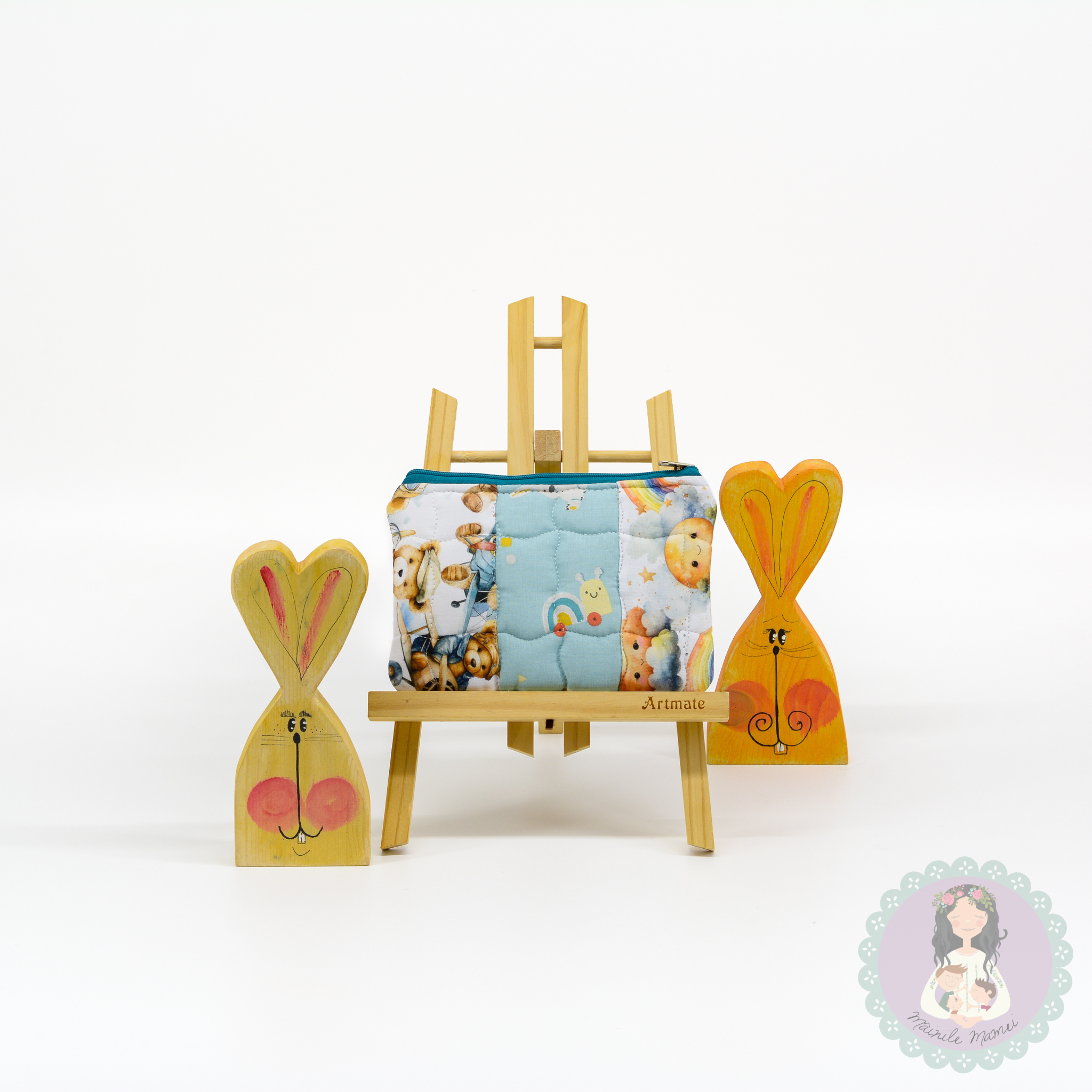 Pouch patchwork/pouch unicat/pouch/melc drăguț