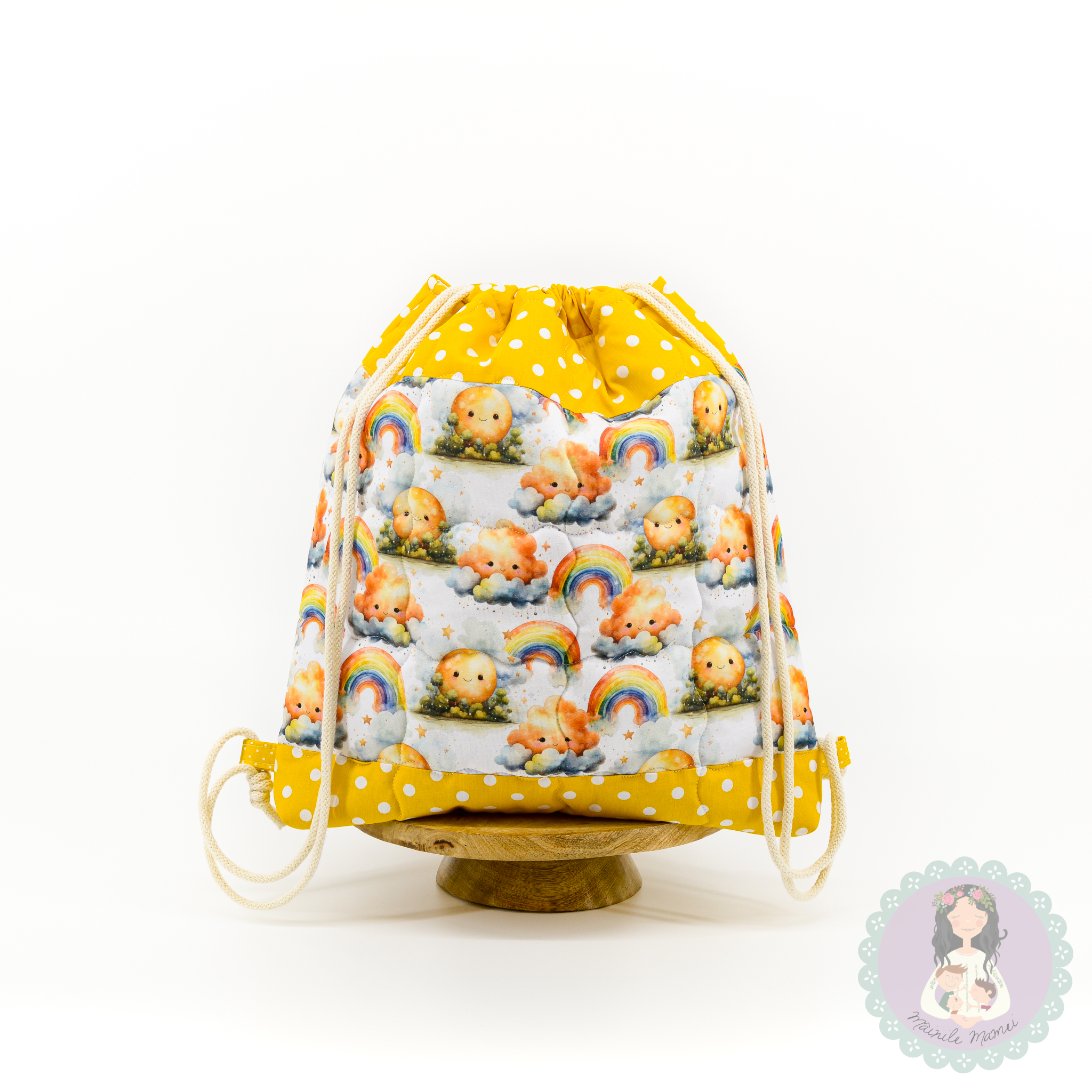 Sac-rucsac pentru copii/sac personalizat/curcubeu